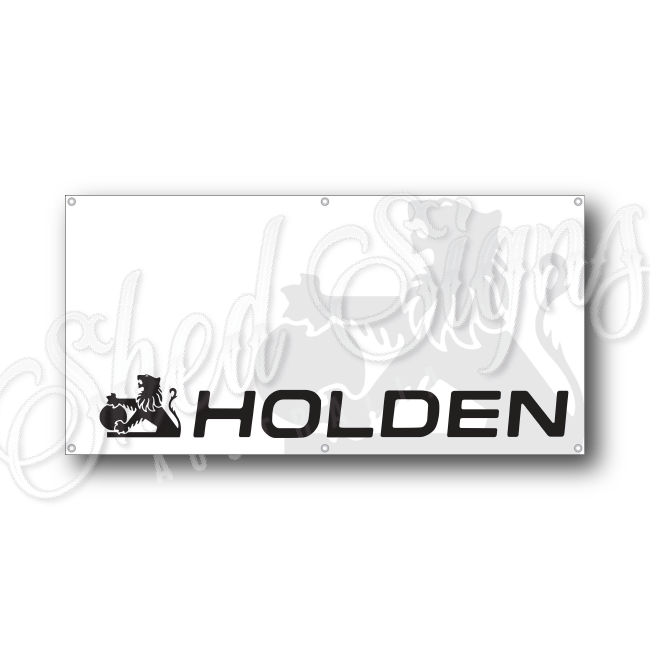 1990 Holden Logo Badge Flag Banner