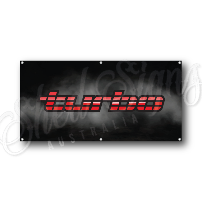 Turbo Badge VL Commodore Flag Banner