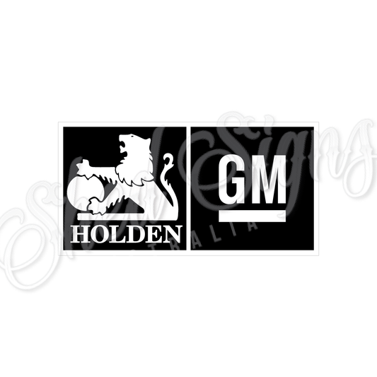 Holden 1970's Era GM Logo - 3D Acrylic Laser Cut Sign.