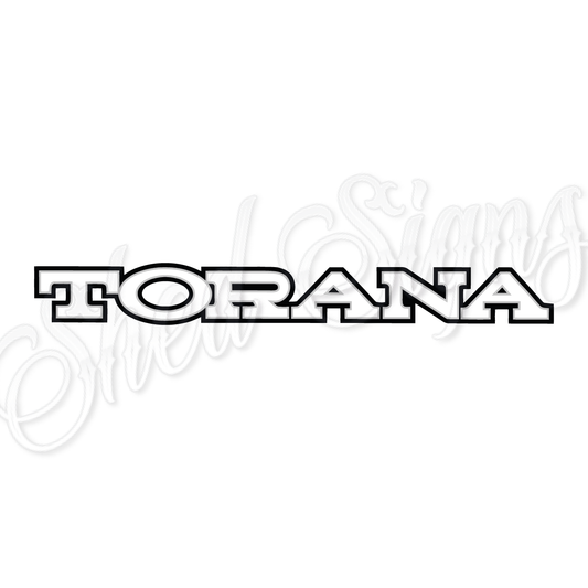 Torana - 3D Acrylic Laser Cut Sign.