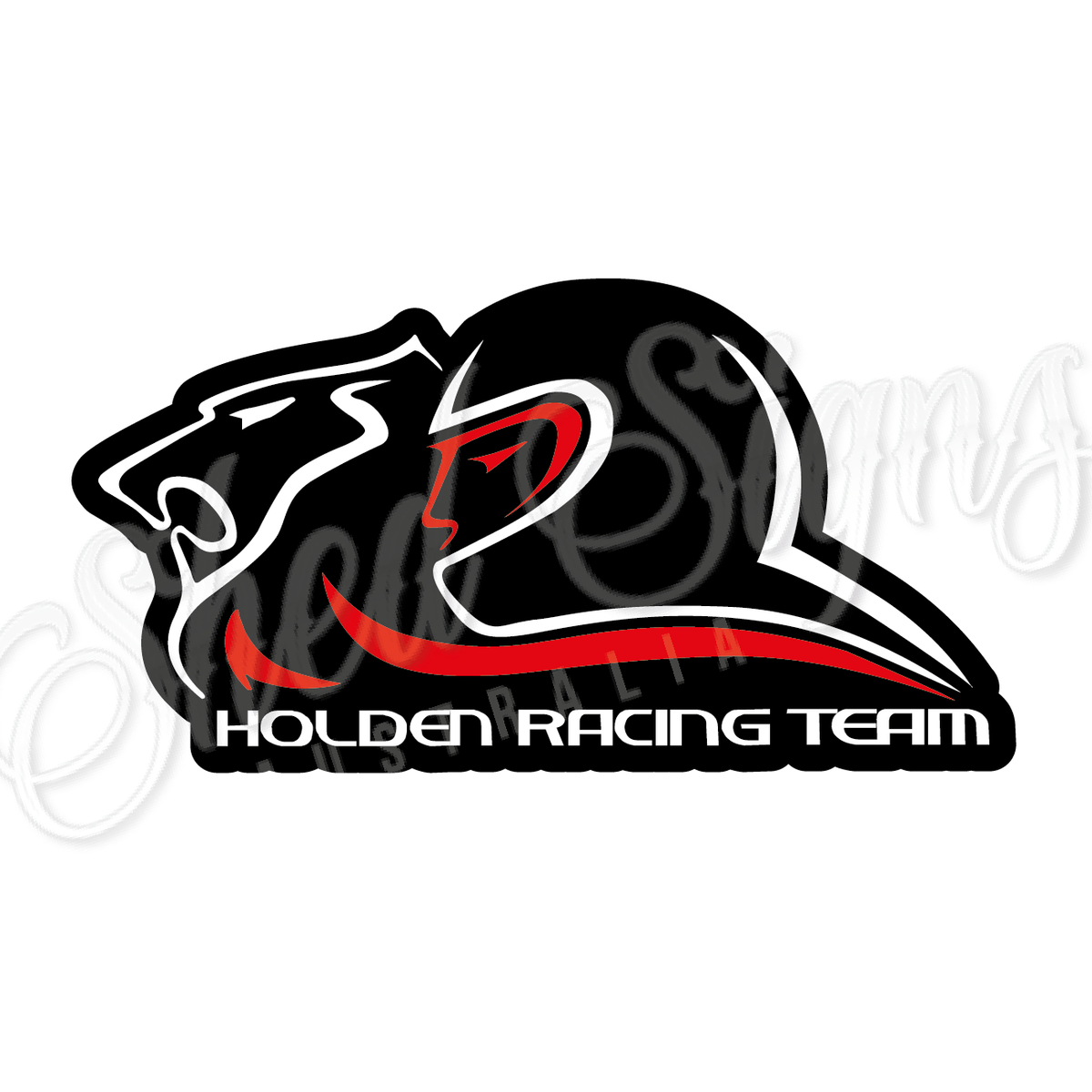 Holden Racing Raster Graphics Holden Racing Team - 3D Acrylic Laser Cut Sign. – Shed Signs Aus