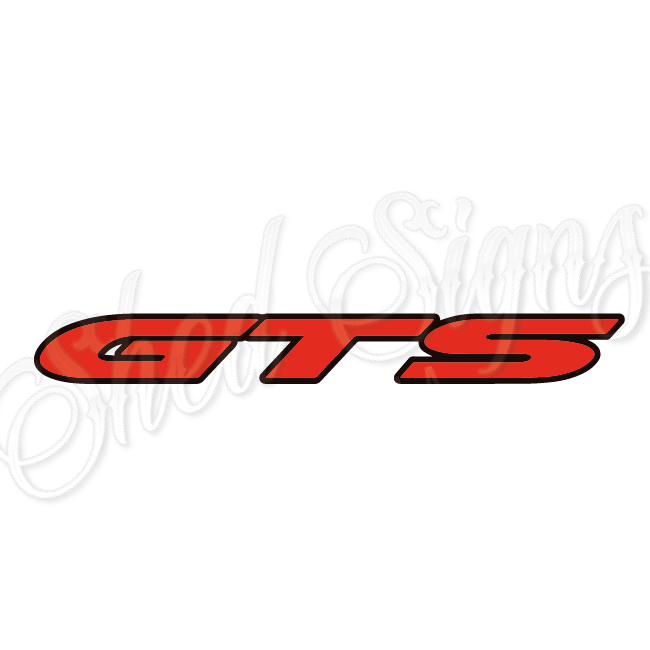 Late Model GTS- 3D Acrylic Laser Cut Sign. – Shed Signs Aus