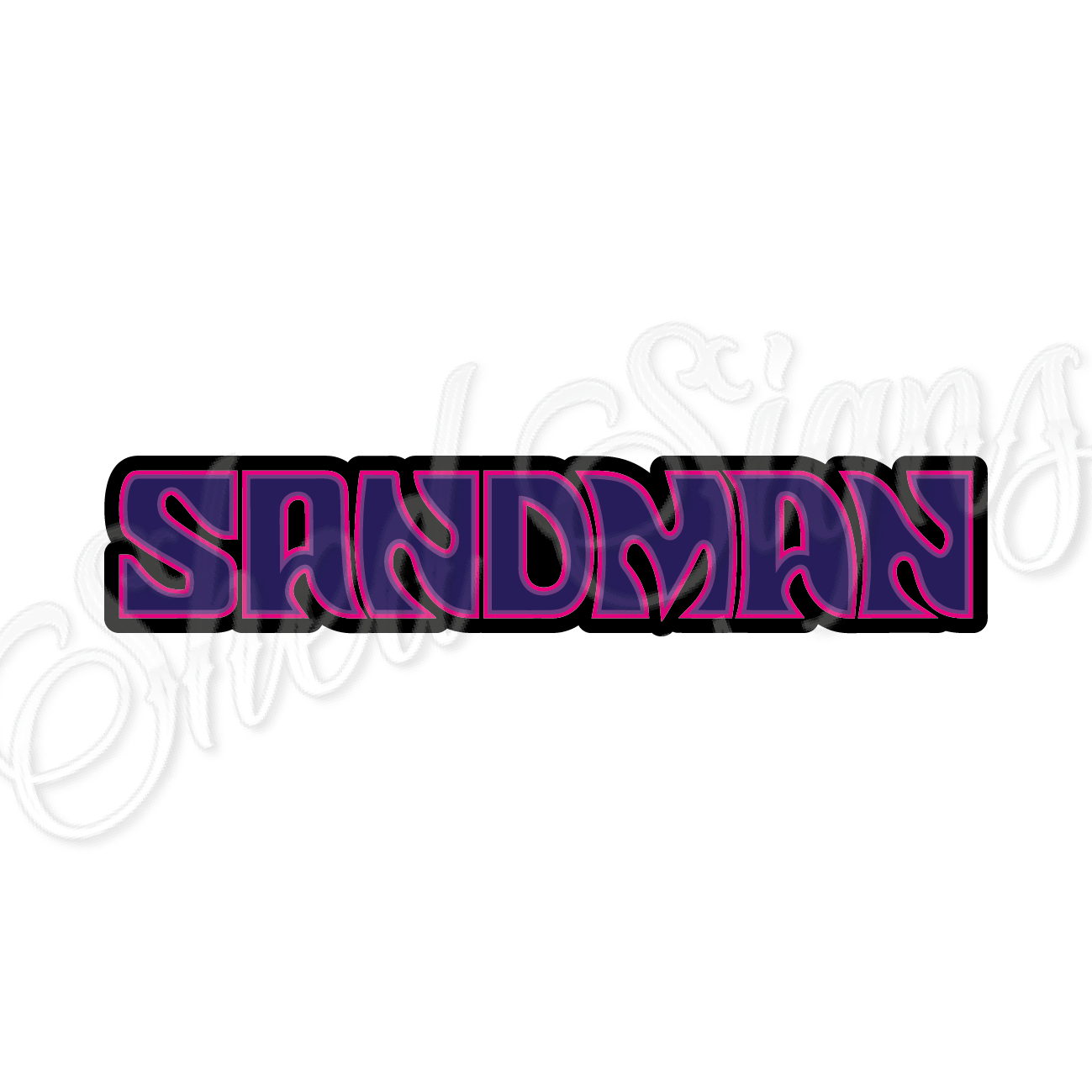 Holden Sandman Badge - 3D Acrylic Laser Cut Sign