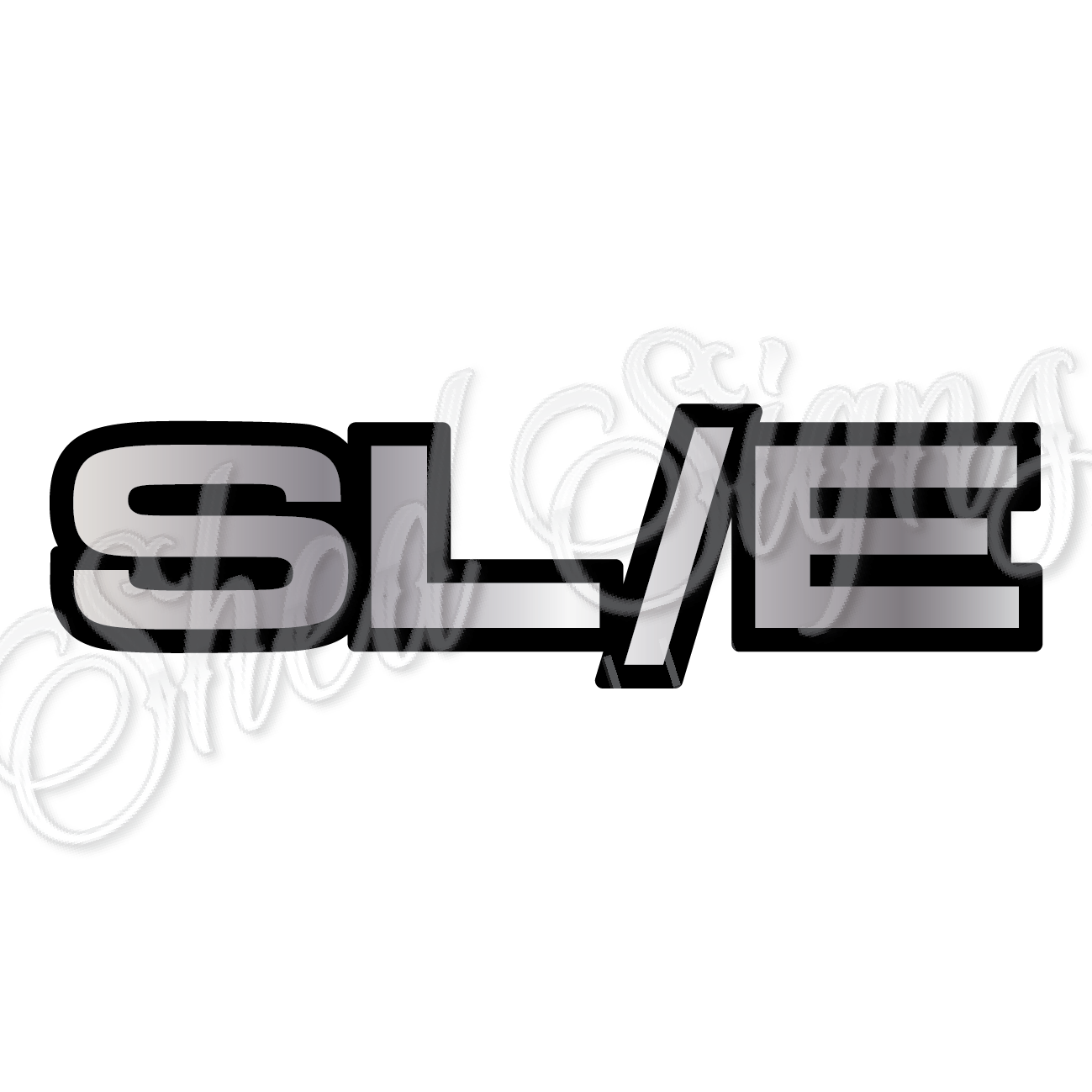Sl Drawing. Sign Commodore SL/E - 3D Acrylic Laser Cut Sign. – Shed Signs Aus